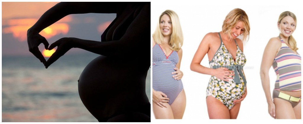 тень-беременной-девушки-на-фоне-моря-купальники-для-беременных