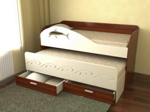 Детские кровати с мебельных плит
